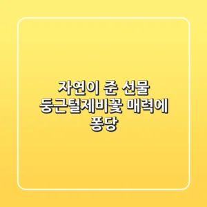 자연이 준 선물, 둥근털제비꽃 매력에 퐁당!