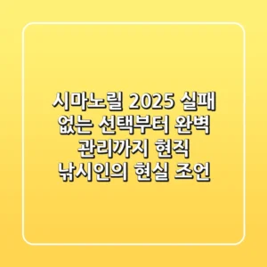 시마노릴 2025: 실패 없는 선택부터 완벽 관리까지, 현직 낚시인의 현실 조언