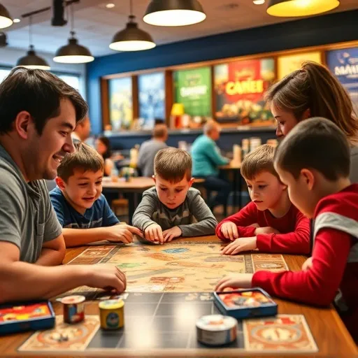 집 밖으로! 가족 보드게임 활동 확장 솔루션: 카페 & 축제