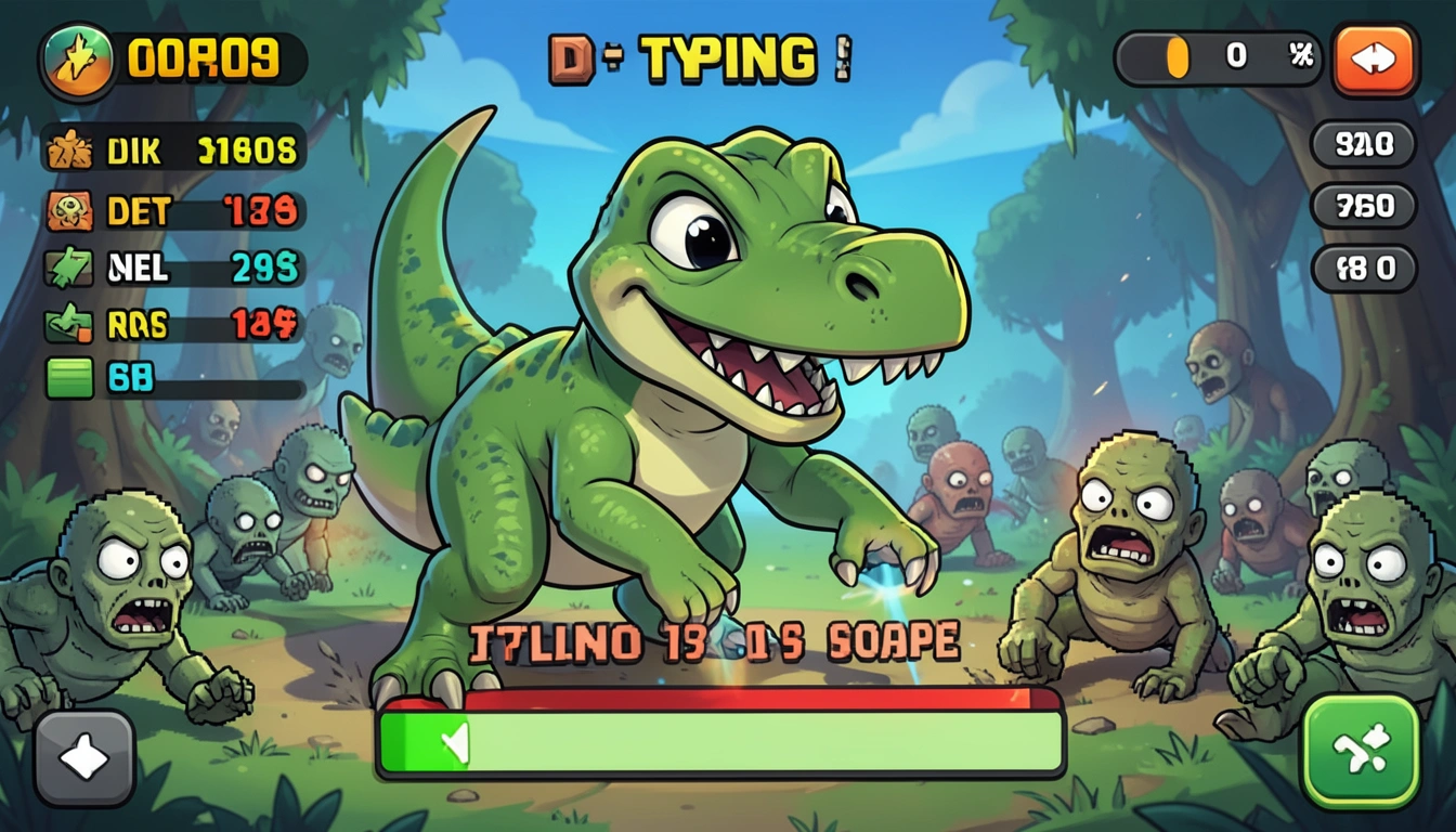 핵심 모드 비교 분석: 좀비타자게임 (속도) vs 구구단 게임 (인지)