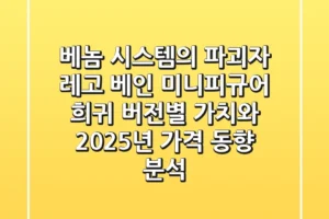 “베놈 시스템의 파괴자”, 레고 베인 미니피규어 희귀 버전별 가치와 2025년 가격 동향 분석